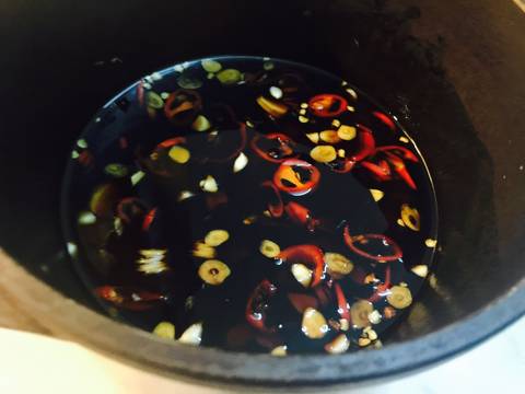 Bắp bò ngâm nước mắm chua cay recipe step 2 photo