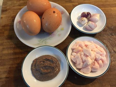 Trứng bác mắm tôm Thượng Trại recipe step 1 photo
