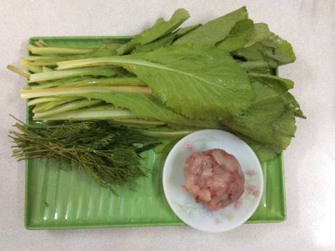 Canh cải xanh cá thát lát recipe step 1 photo