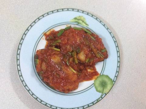 Cá thu sốt cà chua cay recipe step 4 photo