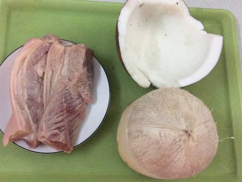 Thịt ba chỉ kho dừa recipe step 1 photo