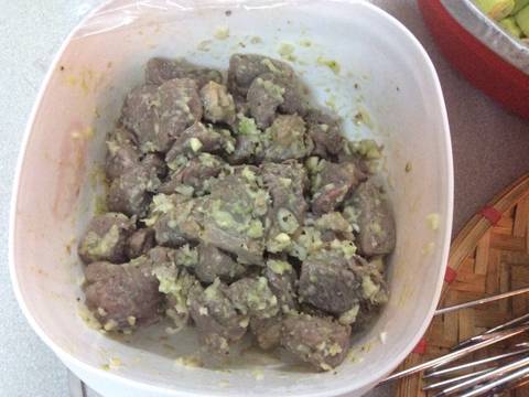 Thịt bò áp chảo ướp mù tạt recipe step 1 photo
