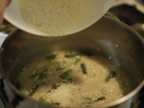 risotto măng tây recipe step 8 photo