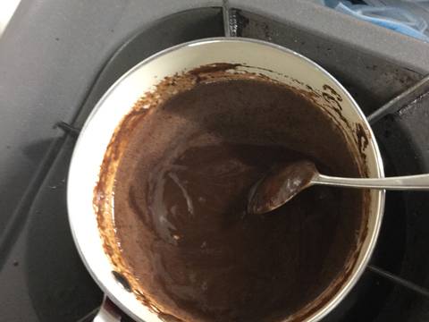 Lẩu kem chocolate trái cây tươi recipe step 3 photo