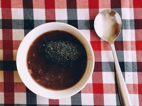 Chè thực dưỡng (chè đậu đen, gạo lứt, mè đen) recipe step 7 photo