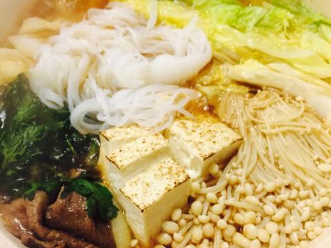 Lẩu sukiyaki cho vợ iu recipe step 8 photo