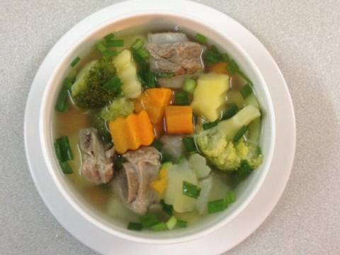 Canh súp rau recipe step 4 photo