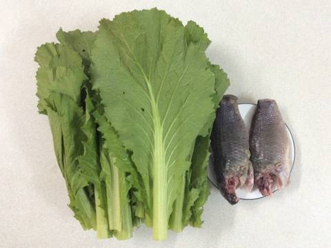 Canh cá rô cải xanh recipe step 1 photo