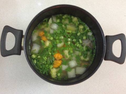 Canh súp rau recipe step 3 photo