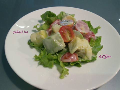 Salad bơ recipe step 4 photo