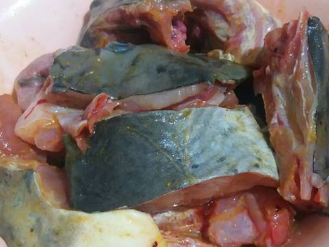 Cá lăng om măng, chuối, đậu recipe step 2 photo