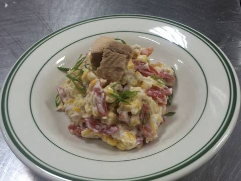 Salad cá ngừ ❤️ trẻ con người lớn đều thích mà vô cùng đơn giản nha 😘 recipe step 5 photo
