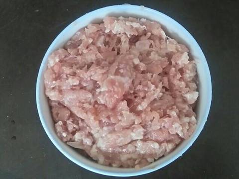 Canh bí đỏ thịt băm recipe step 2 photo