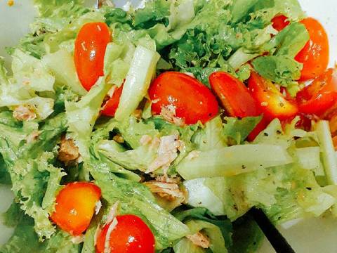 Salad cá ngừ giấm táo recipe step 3 photo