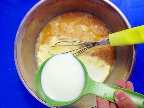 Bánh kem tươi sầu riêng (xoài, mít, dâu tây) recipe step 3 photo