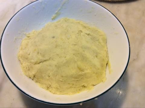 Bánh bột báng nhân đậu xanh recipe step 3 photo