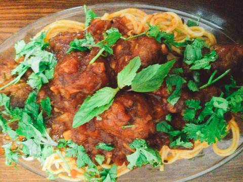 Spaghetti and Meatballs recipe step 9 photo