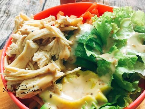 Eat clean- Salad thịt gà recipe step 6 photo