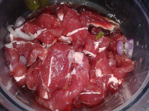 Canh dưa cải thịt bò recipe step 1 photo