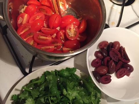 Phile cá tráp vs salad cà chua, olive ngày tuyết rơi nhiều thật nhiều ❄️❄️ recipe step 2 photo