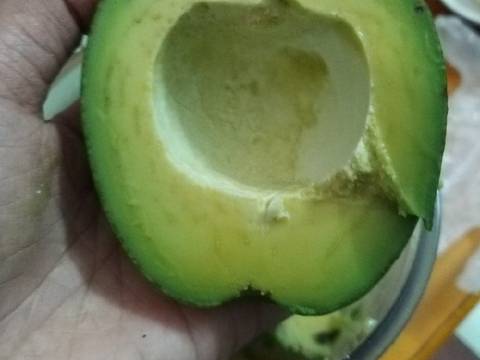 Sinh tố bơ sầu riêng bước làm 1 hình