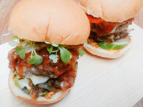 Hamburger siêu ngon ❤ recipe step 8 photo