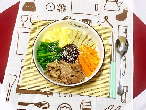 Miến Trộn Hàn Quốc bước làm 6 hình