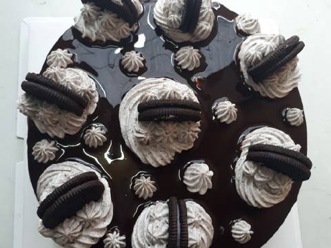Oreo cake ♡ trang trí bánh sinh nhật bằng bánh oreo recipe step 5 photo