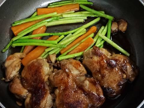 Teriyaki chicken donburi recipe step 4 photo