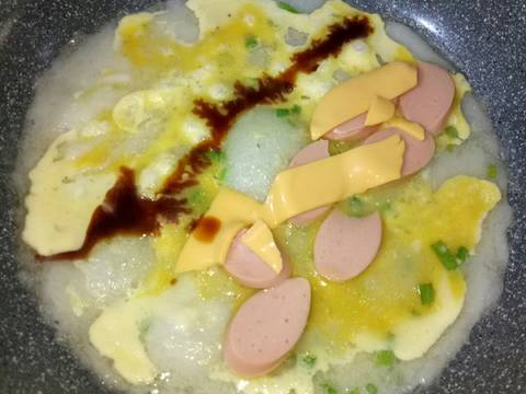 Bánh Crepe Trứng Đài Loan (Ji Dan Bing) recipe step 9 photo