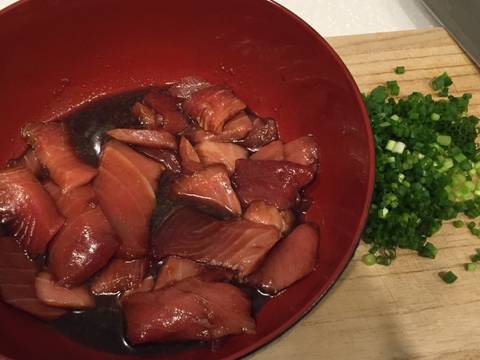 Cơm Cá Ngừ Nhật Bản Tekkadon recipe step 1 photo