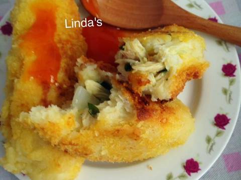 Coxinhas (Brazilian Chicken Croquettes) - Gà rán kiểu Brazil recipe step 7 photo
