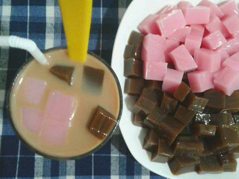 Trà Sữa pudding hương dâu và sô cô la!!! recipe step 4 photo