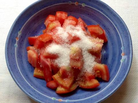 Giải khát với Cà chua dầm đá recipe step 2 photo