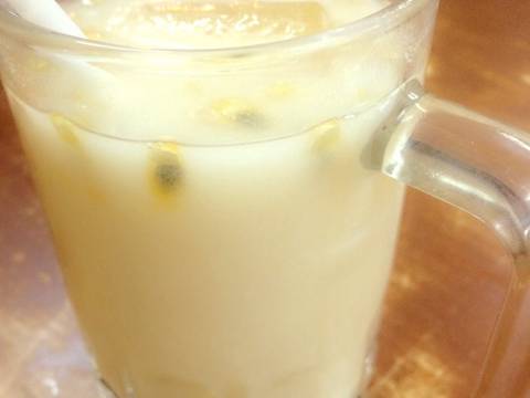 Sữa trái cây cam, chanh leo recipe step 4 photo