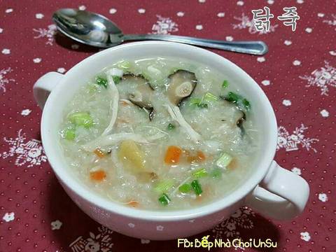 Cháo Gà 닭죽 recipe step 15 photo