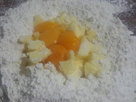 Bánh Tart trứng phomai với ganache chocolate vị cam recipe step 1 photo
