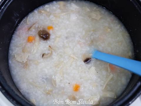 Cháo Nấm Cốt Dừa (Món Chay) recipe step 5 photo
