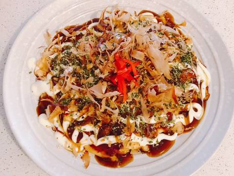 Okonomiyaki(Bánh Xèo Nhật Bản) recipe step 8 photo