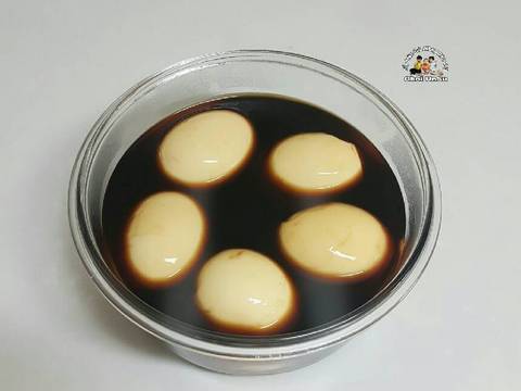 Trứng ngâm nước tương 달걀간장절임 / 달걀장조림 recipe step 6 photo