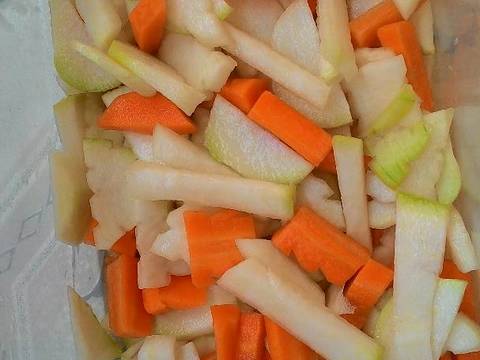 Su hào cà rốt muối xổi recipe step 4 photo