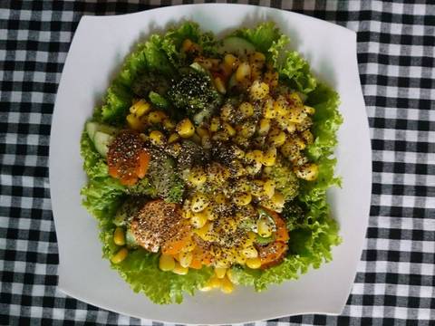 Salad hạt chia recipe step 3 photo
