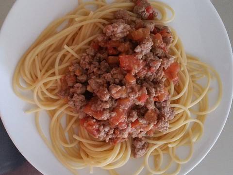 Mì Spaghetti thịt bê recipe step 4 photo