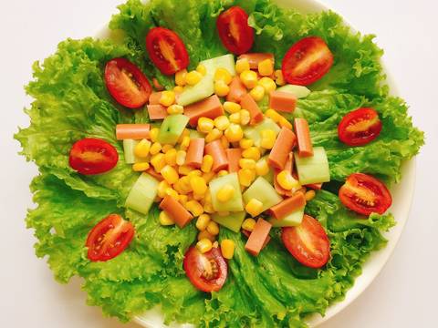 Salad sắc xuân recipe step 2 photo