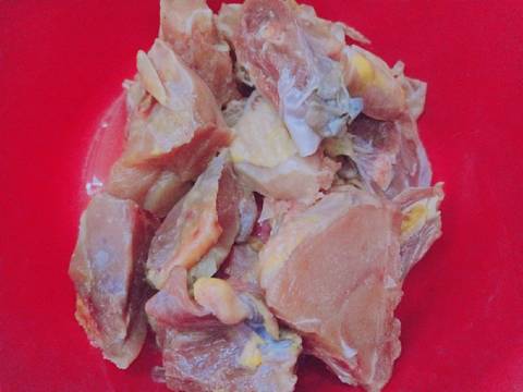 Canh thịt gà nấu với lá giang recipe step 1 photo
