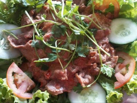 Salat bò recipe step 5 photo