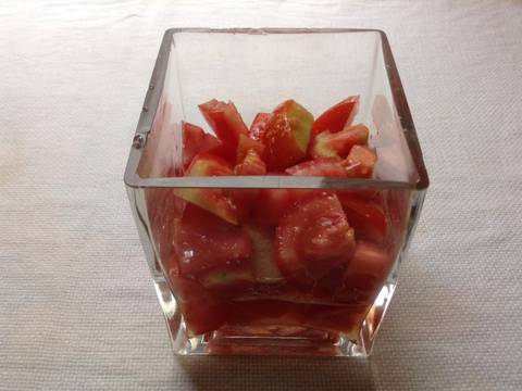 Giải khát với Cà chua dầm đá recipe step 3 photo