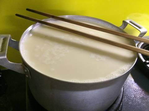 Sữa đậu nành và đậu hũ nước đường lá dứa trân châu recipe step 9 photo