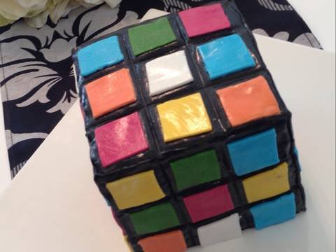 Bánh Sjokolader Rubik's cube recipe step 6 photo