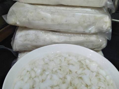 Thạch dừa thô lá dứa đường phèn recipe step 1 photo